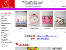 Tablet Screenshot of buycharmingtoys.com